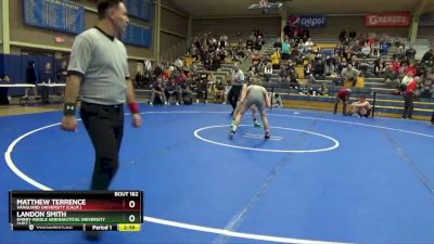 125 lbs Cons. Semi - Landon Smith, Embry-Riddle Aeronautical University (Ariz.) vs Matthew Terrence, Vanguard University (Calif.)