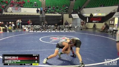 108 lbs Semifinals (8 Team) - Bryant Rollo, Smiths Station Hs vs Karter Stiffler, Enterprise HS