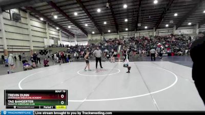 86 lbs Semifinal - Trevin Dunn, Sanderson Wrestling Academy vs Tag Bangerter, Wasatch Wrestling Club