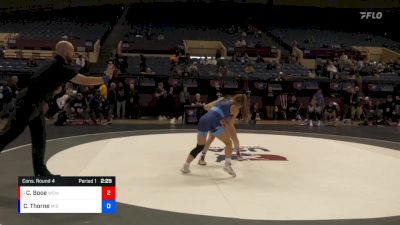 53 lbs Cons. Round 4 - Clare Booe, Wyoming Seminary Wrestling Club vs Caitlyn Thorne, Missouri