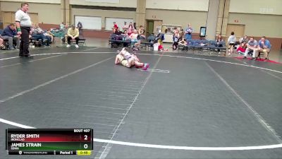 80 lbs Quarterfinal - Ryder Smith, Ironclad vs James Strain, SDWA