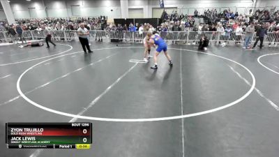 157 lbs Cons. Semi - Jack Lewis, Sebolt Wrestling Academy vs Zyon Trujillo, Gold Rush Wrestling