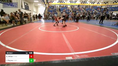 64-67 lbs Rr Rnd 1 - AJ Miller, Team Tulsa NDT vs Ike Payne, Hilldale Youth Wrestling Club