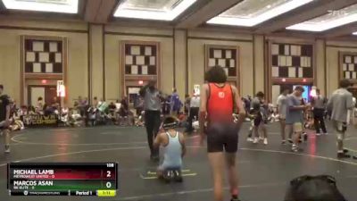 108 lbs Semis & 1st Wrestleback (8 Team) - Michael Lamb, MetroWest United vs Marcos Asan, BK ELITE