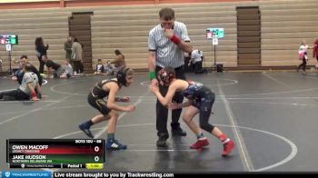 68 lbs Round 5 - Jake Hudson, Northern Delaware WA vs Owen Macoff, Legacy Dragons