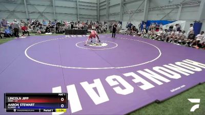 170 lbs Placement Matches (8 Team) - Lincoln Jipp, Iowa vs Aaron Stewart, Illinois