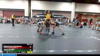 91 lbs Round 4 (6 Team) - Kane Dauber, Team Gotcha vs Sebastian Stsiapanau, Steel Valley Renegades