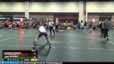 96 lbs Semis (4 Team) - Antonio Guebara, Backyard Brawlers vs Luke Richards, Ares