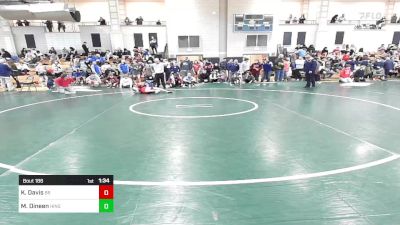 106 lbs Round Of 16 - Kennedie Davis, Bridgewater-Raynham vs Mia Dineen, Hingham