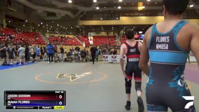 113 lbs Quarterfinal - Jason Goodin, OK vs Isaiah Flores, NM