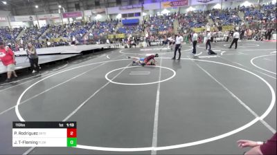 110 lbs Round Of 32 - Pablito Rodriguez, Ortega Middle School vs Jayvin Teel-Fleming, Florence Middle School