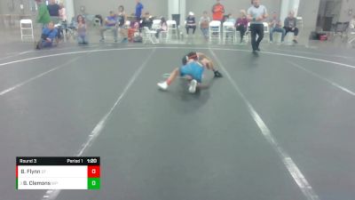 80 lbs Round 3 - Bridger Clemons, Richmond Wrestling Club vs Brian Flynn, Diamond Fish