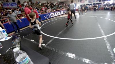 43 lbs Rr Rnd 8 - Caden Sloan, Morrison Takedown Club vs Jase Wilson, Midwest City Bombers Youth Wrestling Club