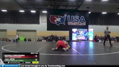 126 lbs Quarterfinal - Caio Aron, Boneyard Wrestling Academy vs Koufax Christensen, Sebolt Wrestling Academy