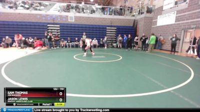 110 lbs Cons. Round 2 - Jason Lewis, Grizzly Wrestling Club vs Sam Thomas, 208 Badgers