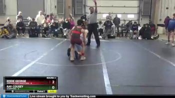 80 lbs Round 2 (6 Team) - Eddie George, Germantown Wrestling vs Ray Cousey, Scorpions