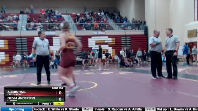 152 lbs Cons. Round 4 - Olivia Anderson, Columbia vs Alexis Hall, Canyon Ridge