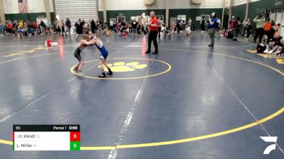 55 lbs Cons. Round 1 - Hudson Klindt, Team Garcia vs Louden Miller, Norton Wrestling Club