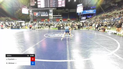 100 lbs Rnd Of 64 - Jordan Epstein, Georgia vs Katelynn Widner, Oklahoma