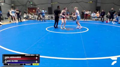 120 lbs Cons. Round 4 - Jada Hernandez, WA vs Alexis Oliver, WA