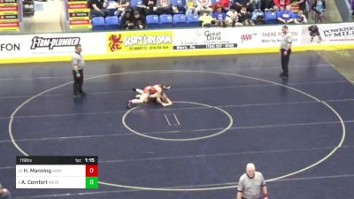 119 lbs Round Of 32 - Hayden Manning, Abington Heights vs Aurora Comfort, Meyersdale