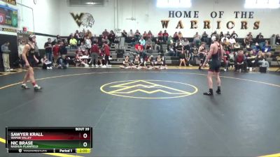 113 lbs Round 2 - Nic Brase, Nashua-Plainfield vs Sawyer Krall, Wapsie Valley