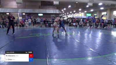 57 kg Cons 32 #2 - Maxton Stevens, Sarbacker Wrestling Academy vs Leland Cline, Integrity Wrestling Club