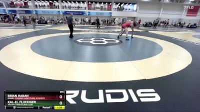 172 lbs 9th Place Match - Kal-El Fluckiger, Valiant Wrestling Club vs Brian Haran, Daniel Cormier Wrestling Academy