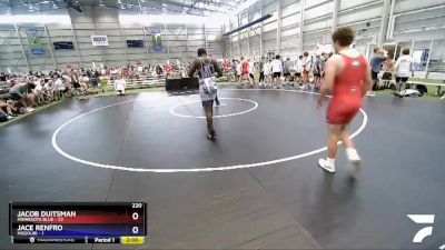 220 lbs Semis & 3rd Wb (16 Team) - Caleb Kurtti, Minnesota Blue vs Maer Deng, Missouri