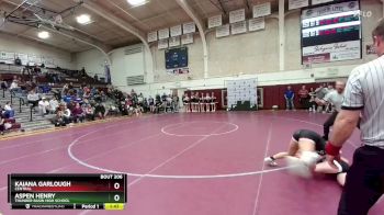 115 lbs 1st Place Match - Aspen Henry, Thunder Basin High School vs Kaiana Garlough, Central