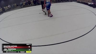 153 lbs Round 2 (8 Team) - Joel Thompson, Nebraska Blue vs Braxten Antuna, Oklahoma Elite