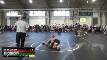 92 lbs Round 1 - Cooper Mathews, Black Fox Academy vs Ty Valenzuela, Olympia