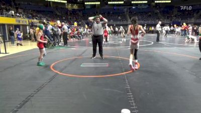 84 lbs Round Of 16 - Chloe Andrews, Burgettstown vs Abigail Neidig, Northeastern