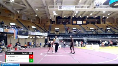 125 lbs Cons. Semi - Yusef Nelson, Chadron State vs Brady Foster, Cloud County Community College