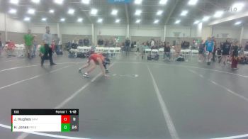 100 lbs Round 7 (10 Team) - Henry Jones, Virginia Team Predator vs Jake Hughes, 84 Athletes