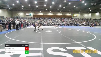 157 lbs Round Of 32 - Jakob Dudley, Oakdale vs Zakary LeDuc, Lake Stevens Wrestling Club