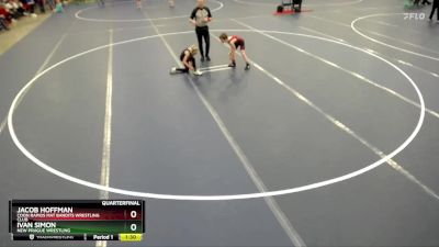 Quarterfinal - Jacob Hoffman, Coon Rapids Mat Bandits Wrestling Club vs Ivan Simon, New Prague Wrestling