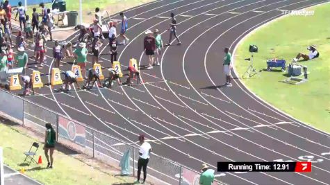 Youth Girls' 100m, Prelims 8 - Age 14