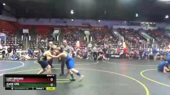 170 lbs Round 2 (4 Team) - Liam Brown, Hartland vs Kade Uhl, Ida