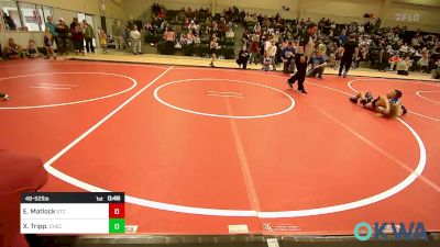 49-52 lbs Semifinal - Elijah Matlock, Sallisaw Takedown Club vs Xander Tripp., Checotah Matcats