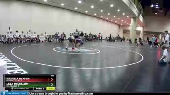 100 lbs Round 7 (10 Team) - Lilly McCollum, STL Yellow vs Isabella Heaney, Peg Leg Legion