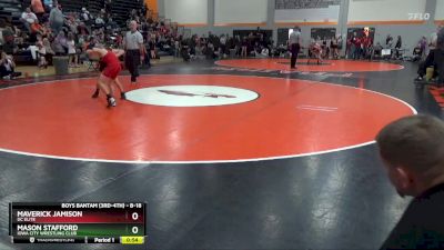 B-18 lbs 1st Place Match - Mason Stafford, Iowa City Wrestling Club vs Maverick Jamison, DC Elite