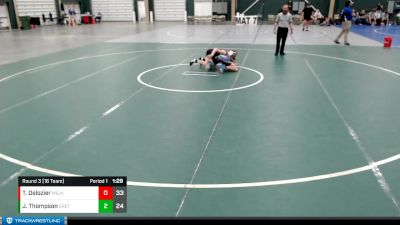 106 lbs Round 3 (16 Team) - Tevin Delozier, Millard South JV vs Jack Thompson, Gretna