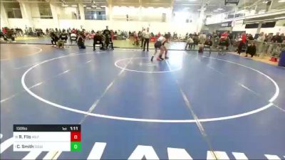 130 lbs Round Of 16 - Ryan Flis, Milford MA vs Caden Smith, Doughboys WC