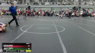 84 lbs Round 1 (4 Team) - Collin Deily, Grit Mat Club vs Jimmy Smith, Seagull WC