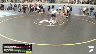 160 lbs X Bracket - Issac Chavarria, Soldotna Whalers Wrestling Club vs Dalen Beck, Valdez Youth Wrestling Club Inc.