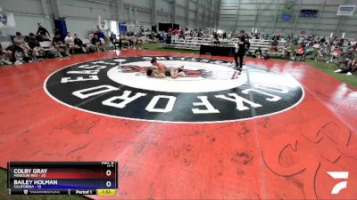 152 lbs Placement Matches (8 Team) - Colby Gray, Missouri Red vs Bailey Holman, California