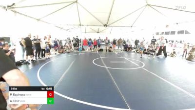 54 lbs Final - Philip Espinosa, Rough House vs Ayden Cruz, Vasky Bros