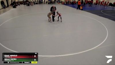 55 lbs Finals (8 Team) - Isaac Arnold, TMBWWG vs Brian Maciej, Little Falls