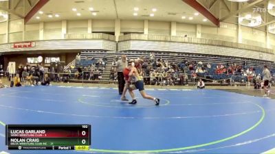 102 lbs Round 5 (6 Team) - Nolan Craig, Delta Wrestling Club Inc. vs Lucas Garland, Webo Wrestling Club